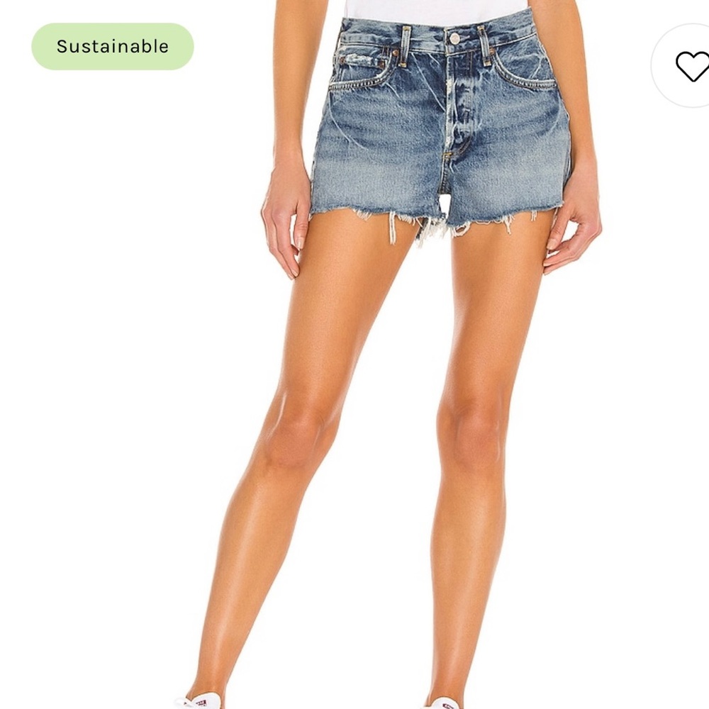 AGOLDE Revolve Parker Short in Swapmeet Dark size 26